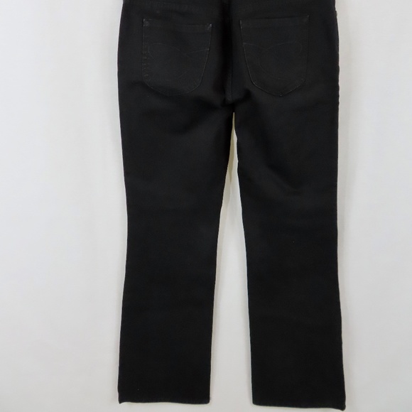 Chico's Platinum Black Jeans Sz. 1 M/8 - Picture 5 of 9